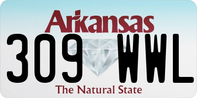 AR license plate 309WWL