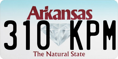 AR license plate 310KPM