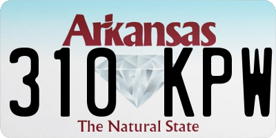 AR license plate 310KPW