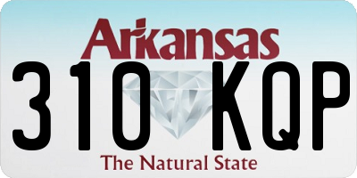 AR license plate 310KQP