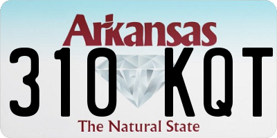 AR license plate 310KQT
