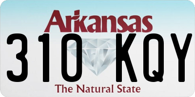 AR license plate 310KQY