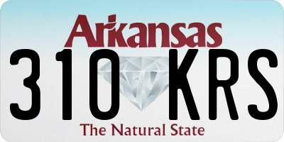 AR license plate 310KRS