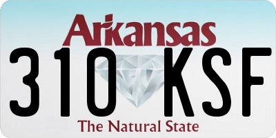 AR license plate 310KSF