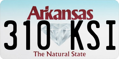 AR license plate 310KSI