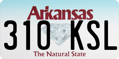 AR license plate 310KSL
