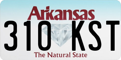 AR license plate 310KST