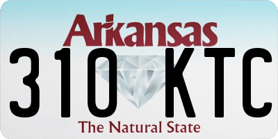 AR license plate 310KTC