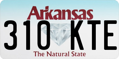 AR license plate 310KTE