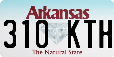 AR license plate 310KTH