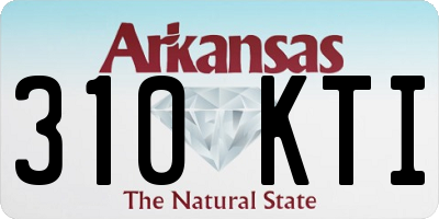 AR license plate 310KTI