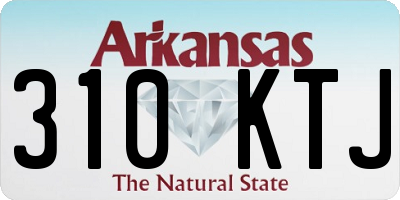 AR license plate 310KTJ