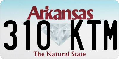 AR license plate 310KTM