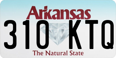 AR license plate 310KTQ