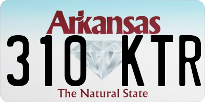 AR license plate 310KTR