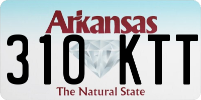 AR license plate 310KTT