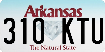 AR license plate 310KTU