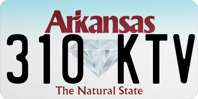 AR license plate 310KTV