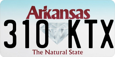 AR license plate 310KTX