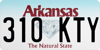 AR license plate 310KTY