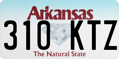 AR license plate 310KTZ