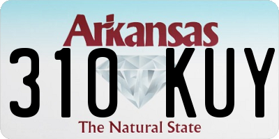 AR license plate 310KUY