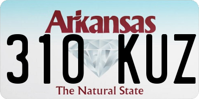 AR license plate 310KUZ