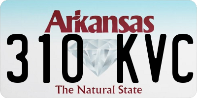 AR license plate 310KVC