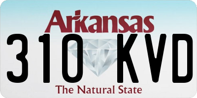 AR license plate 310KVD