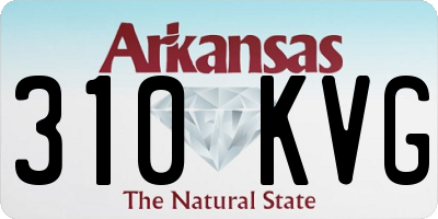 AR license plate 310KVG