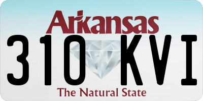 AR license plate 310KVI
