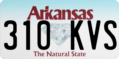 AR license plate 310KVS
