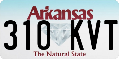 AR license plate 310KVT
