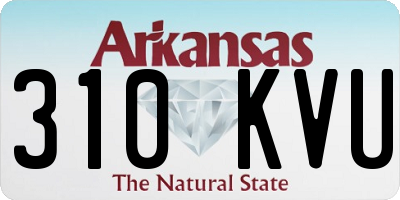 AR license plate 310KVU