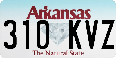 AR license plate 310KVZ