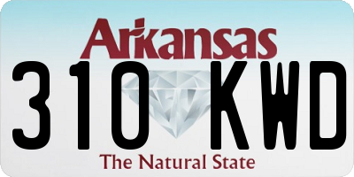 AR license plate 310KWD