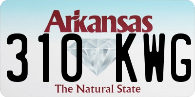 AR license plate 310KWG