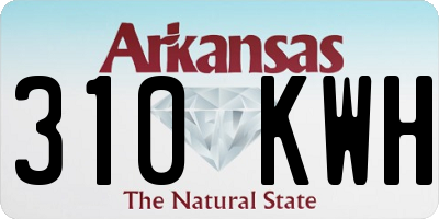 AR license plate 310KWH