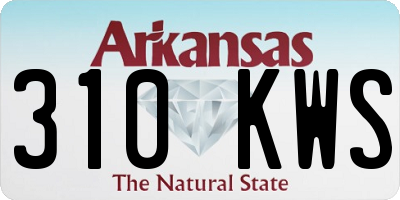 AR license plate 310KWS