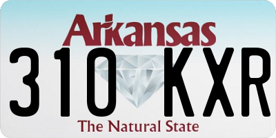 AR license plate 310KXR