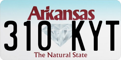 AR license plate 310KYT