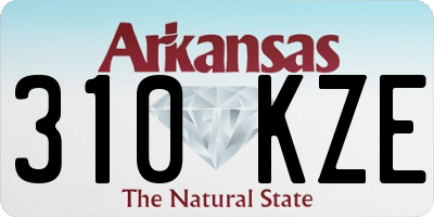 AR license plate 310KZE