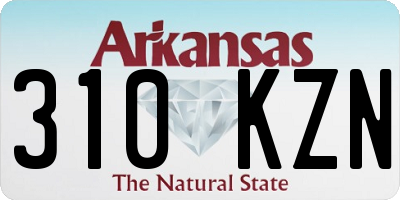 AR license plate 310KZN