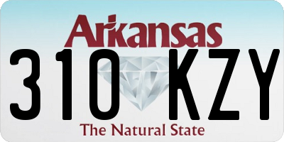 AR license plate 310KZY