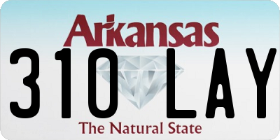 AR license plate 310LAY