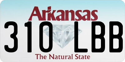 AR license plate 310LBB