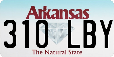 AR license plate 310LBY