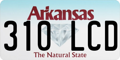 AR license plate 310LCD