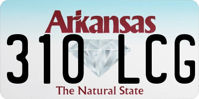 AR license plate 310LCG