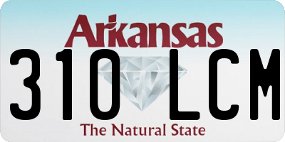 AR license plate 310LCM